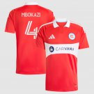 adult unisex Chicago Fire Soccer Uniform 4 Mbekezeli Mbokazi Jersey 2026 Forever Red Activewear