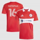 adult unisex Chicago Fire Soccer Uniform 16 Joel Waterman Jersey 2026 Forever Red Activewear