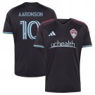 adult & kids Colorado Rapids Soccer Uniform 10 Paxten Aaronson Jersey 2026 Colorful Black Activewear
