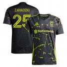 adult & kids Columbus Crew Soccer Uniform 25 Sean Zawadzki Jersey 2025 The Goosebumps Black Shirt