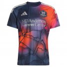 adult & kids Houston Dynamo Soccer Uniform Blank Jersey 2026 Mission Control Blue Activewear Shirt