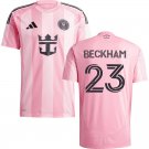 adult & kids Inter Miami Soccer Uniform 23 BECKHAM Jersey 2025 Euforia Pink Activewear Shirt