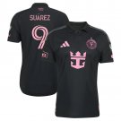 adult & kids Inter Miami Soccer Uniform 9 Luis Suarez Jersey 2026 Presagio On-Field Black Activewear
