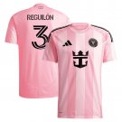 adult & kids Inter Miami Soccer Uniform 3 Sergio Reguilón Jersey 2025 Euforia Pink Activewear Shirt