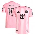 adult & kids Inter Miami Soccer Uniform 10 Lionel Messi Jersey 2025 Euforia Pink Activewear Shirt