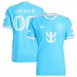 adult & kids Inter Miami Soccer Uniform 00 Custom name number Jersey 2025 Third Blue Activewear