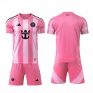 adult & kids Inter Miami Soccer Uniform suit Blank Jersey set 2025 Euforia Pink Activewear Shirt kit