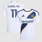adult & kids LA Galaxy Soccer Uniform 11 Gabriel Pec Jersey 2026 The VeloCITY White Activewear Shirt