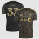adult & kids LAFC Soccer Uniform 33 Aaron Long Jersey 2026 Primary Black Activewear Shirt