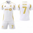 adult & kids LAFC Soccer Uniform suit 7 Son Heung-Min Jersey set 2025 Secondary White Activewear kit