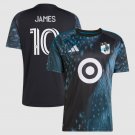 adult & kids Minnesota United Soccer Uniform 10 James Rodriguez Jersey 2026 The Decade Blue Shirt