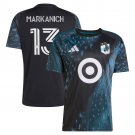 adult & kids Minnesota United Soccer Uniform 13 Anthony Markanich Jersey 2026 The Decade Blue Shirt