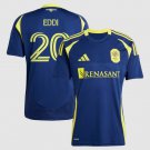 adult & kids Nashville Soccer Uniform 20 EDDI Jersey 2025 The Heart Navy Activewear Shirt