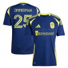 adult & kids Nashville Soccer Uniform 25 Walker Zimmerman Jersey 2025 The Heart Navy Activewear
