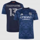 adult & kids New York City Soccer Uniform 13 Thiago Martins Jersey 2026 The All Nations Blue Shirt
