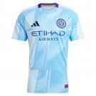 adult & kids New York City Soccer Uniform Blank Jersey 2025 The Excelsior Blue Activewear Shirt
