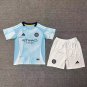 youth New York City Soccer Uniform suit Blank Jersey set 2025 The Excelsior Blue kids Activewear kit