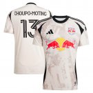 adult & kids New York Red Bulls Soccer Uniform 13 Choupo-Moting Jersey 2025 Stone Tan Activewear