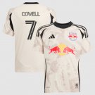 adult & kids New York Red Bulls Soccer Uniform 7 Cade Cowell Jersey 2025 Stone Tan Activewear Shirt