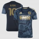 adult unisex Philadelphia Union Soccer Uniform 10 Milan Iloski Jersey 2026 1776 Navy Activewear