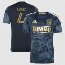 adult unisex Philadelphia Union Soccer Uniform 4 Jovan Lukic Jersey 2026 1776 Navy Activewear Shirt