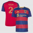 adult & kids Real Salt Lake Soccer Uniform 2 DeAndre Yedlin Jersey 2026 The Switchback Red Shirt