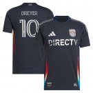 adult unisex San Diego Soccer Uniform 10 Anders Dreyer Jersey 2025 State of Flow On-Field Navy Shirt