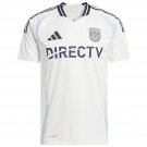 adult unisex San Diego Soccer Uniform Blank Jersey 2025 Woven Into One White Activewear Shirt