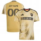 adult & kids St. Louis CITY Soccer Uniform 00 Custom name number Jersey 2026 The Tina Turner Yellow