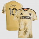 adult & kids St. Louis CITY Soccer Uniform 10 Eduard Löwen Jersey 2026 The Tina Turner Yellow Shirt