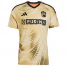 adult & kids St. Louis CITY Soccer Uniform Blank Jersey 2026 The Tina Turner Yellow Activewear Shirt