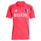 adult unisex St. Louis CITY Soccer Uniform Blank Jersey 2025 Forever Red Activewear Shirt