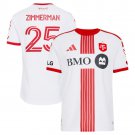 adult & kids Toronto Soccer Uniform 25 Walker Zimmerman Jersey 2026 Winter On-Field White Activewear