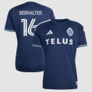 adult & kids Vancouver Whitecaps Soccer Uniform 16 Sebastian Berhalter Jersey 2026 The Coastal Blue