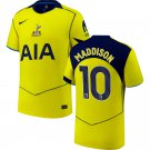 adult & kids Tottenham Hotspur Soccer Uniform 10 James Maddison Jersey 2526 Third Activewear Yellow