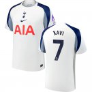 adult & kids Tottenham Hotspur Soccer Uniform 7 Xavi Simons Jersey 2526 Home Activewear White