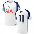 adult & kids Tottenham Hotspur Soccer Uniform 11 Mathys Tel Jersey 2526 Home Activewear White