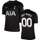 adult & kids Tottenham Hotspur Soccer Uniform 00 Custom name number Jersey 2526 Away Shirt Black