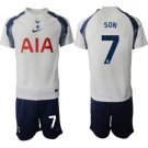 adult & kids Tottenham Hotspur Soccer Uniform suit 7 Son Heung-Min Jersey set 2526 Home Shirt kit