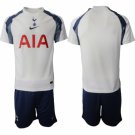 adult & kids Tottenham Hotspur Soccer Uniform suit Blank Jersey set 2526 Home Activewear White kit