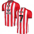 adult & kids Sunderland Soccer Uniform 7 Chemsdine Talbi Jersey 2526 Home Activewear Red Shirt