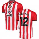 adult & kids Sunderland Soccer Uniform 12 Eliezer Mayenda Jersey 2526 Home Activewear Red Shirt