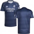 adult & kids Real Madrid Soccer Uniform Blank Jersey 2526 Away Activewear Blue Shirt