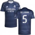 adult & kids Real Madrid Soccer Uniform 5 Jude Bellingham Jersey 2526 Away Activewear Blue Shirt