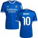 adult & kids Real Madrid Soccer Uniform 10 Luka Modric Jersey 2526 Third Activewear Blue Shirt