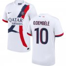 adult & kids Paris Saint-Germain Soccer Uniform 10 Ousmane Dembélé Jersey 2526 Away Shirt White