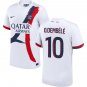 adult & kids Paris Saint-Germain Soccer Uniform 10 Ousmane Demb&Atilde;&copy;l&Atilde;&copy; Jersey 2526 Away Shirt White