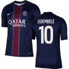 adult & kids Paris Saint-Germain Soccer Uniform 10 Ousmane Dembélé Jersey 2526 Home Shirt Navy