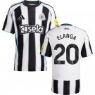 adult & kids Newcastle United Soccer Uniform 20 Anthony Elanga Jersey 2526 Home Activewear Black