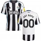 adult & kids Newcastle United Soccer Uniform 00 Custom name number Jersey 2526 Home Activewear Black